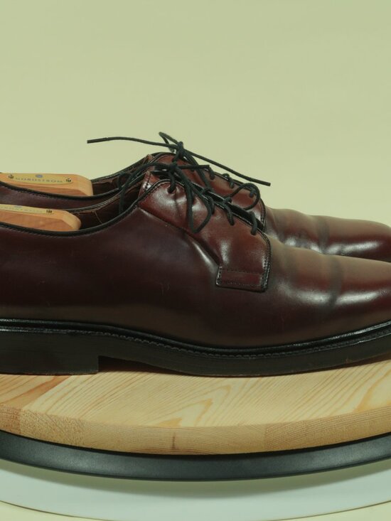 Allen Edmonds Leeds Shell Cordovan Dress Shoes Mens 8.5D Brown PTB main image 5